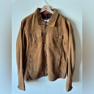 Iron and Resin NWT Ojai Goat Suede Leather Jacket size XL
